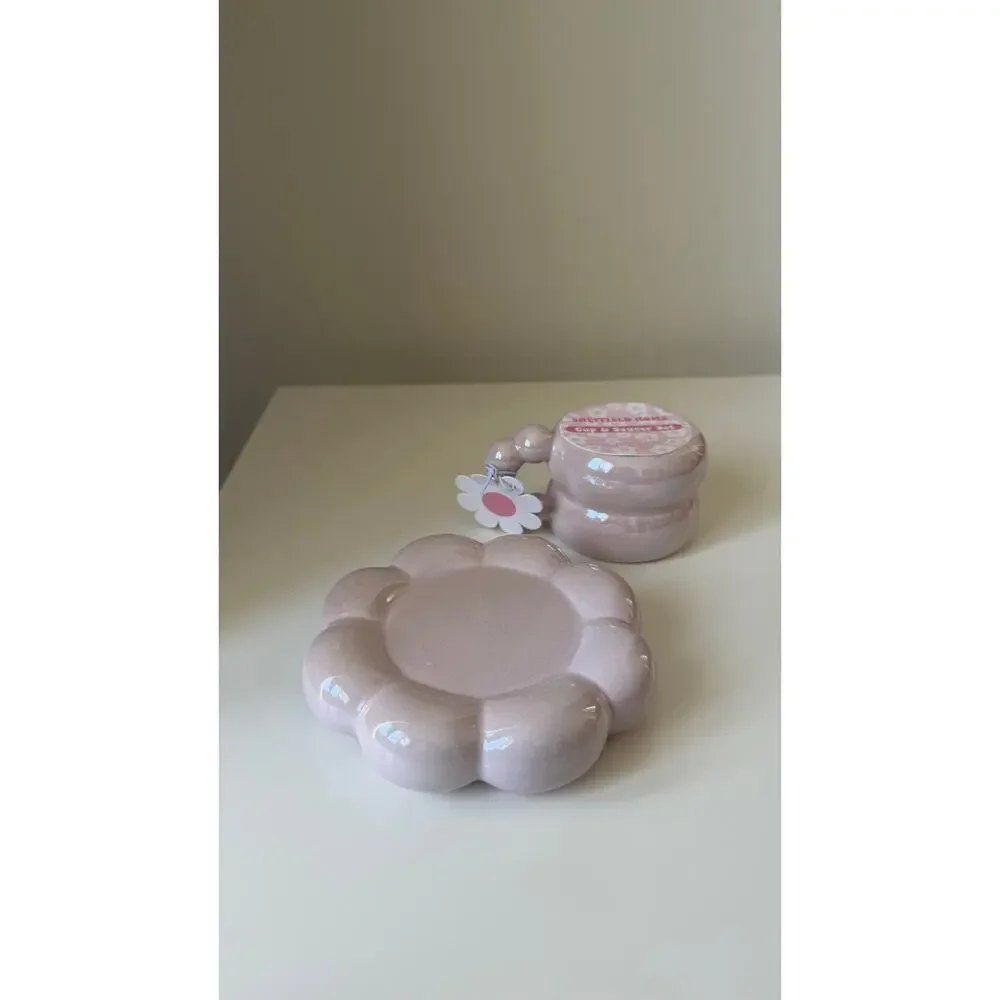 Blush Flower Cup & Saucer Set
